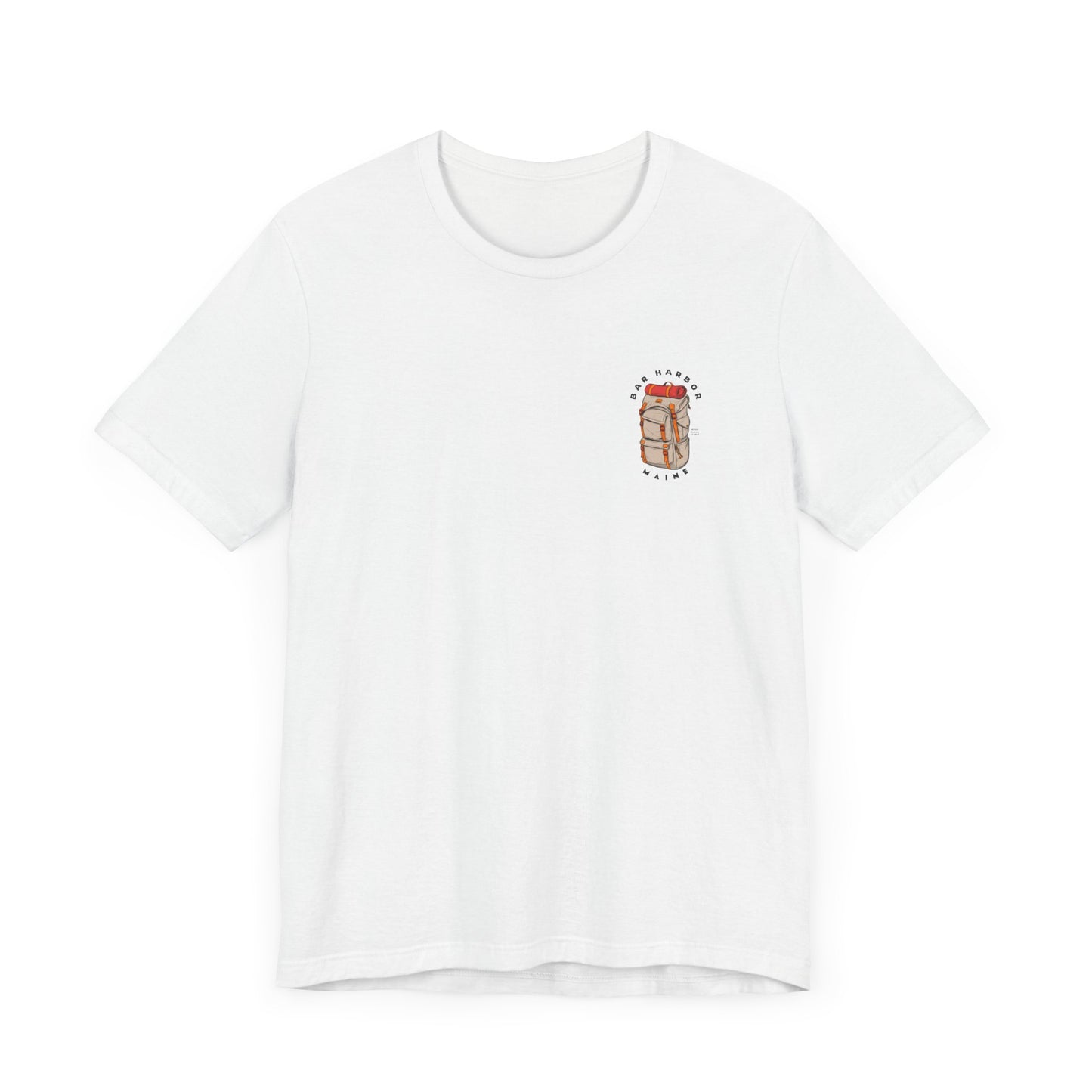 Bar Harbor Maine Backpacking Graphic Tee