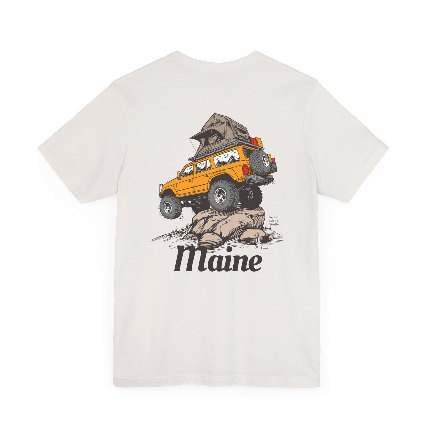 Offroad Maine Camping Graphic Unisex Tee