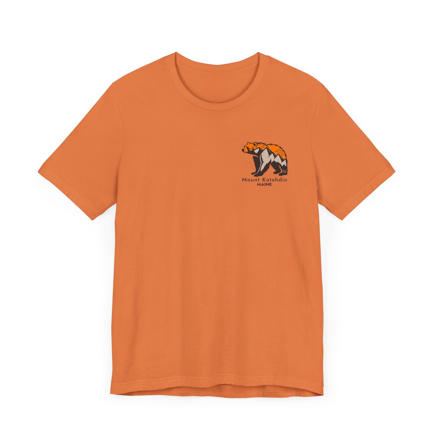 Mount Katahdin Maine Bear Graphic Unisex Tee