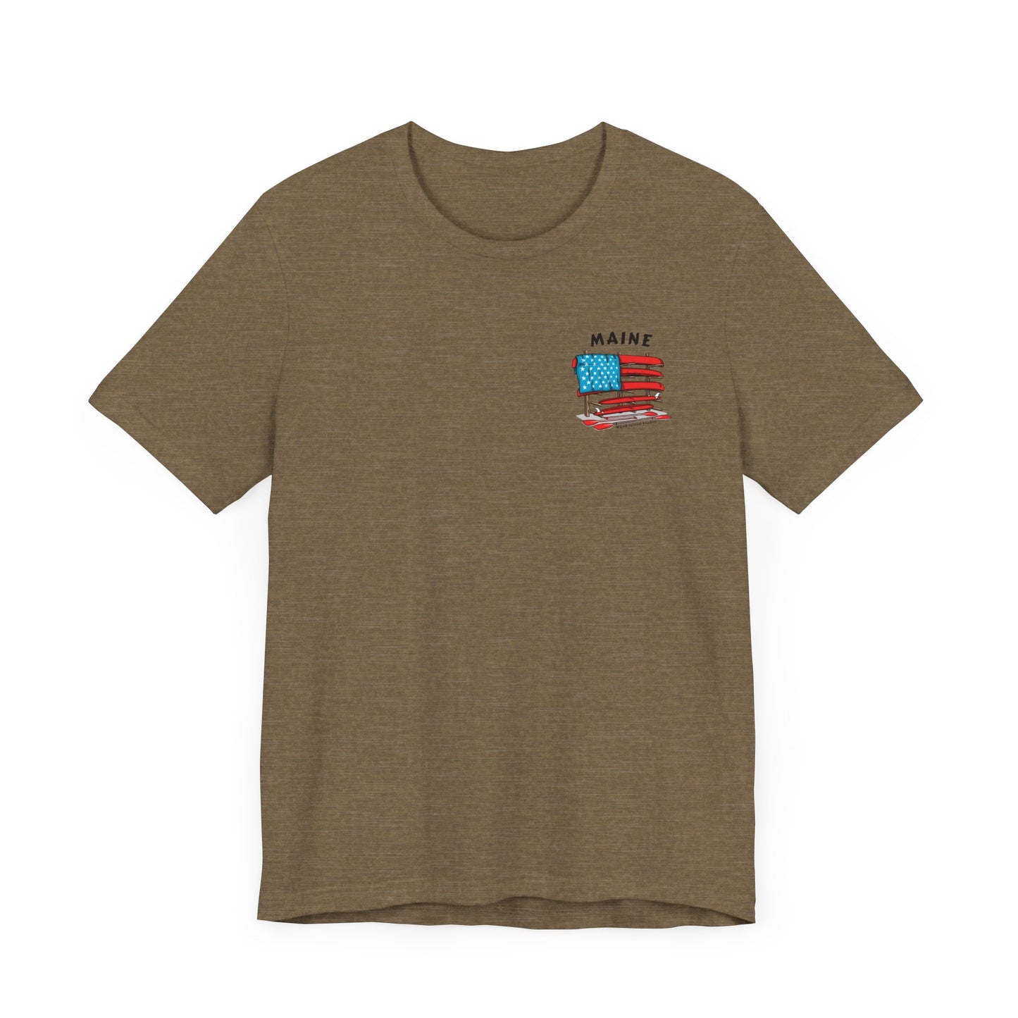 Maine Graphic Unisex Tee - Celebrate Patriotism with Style
