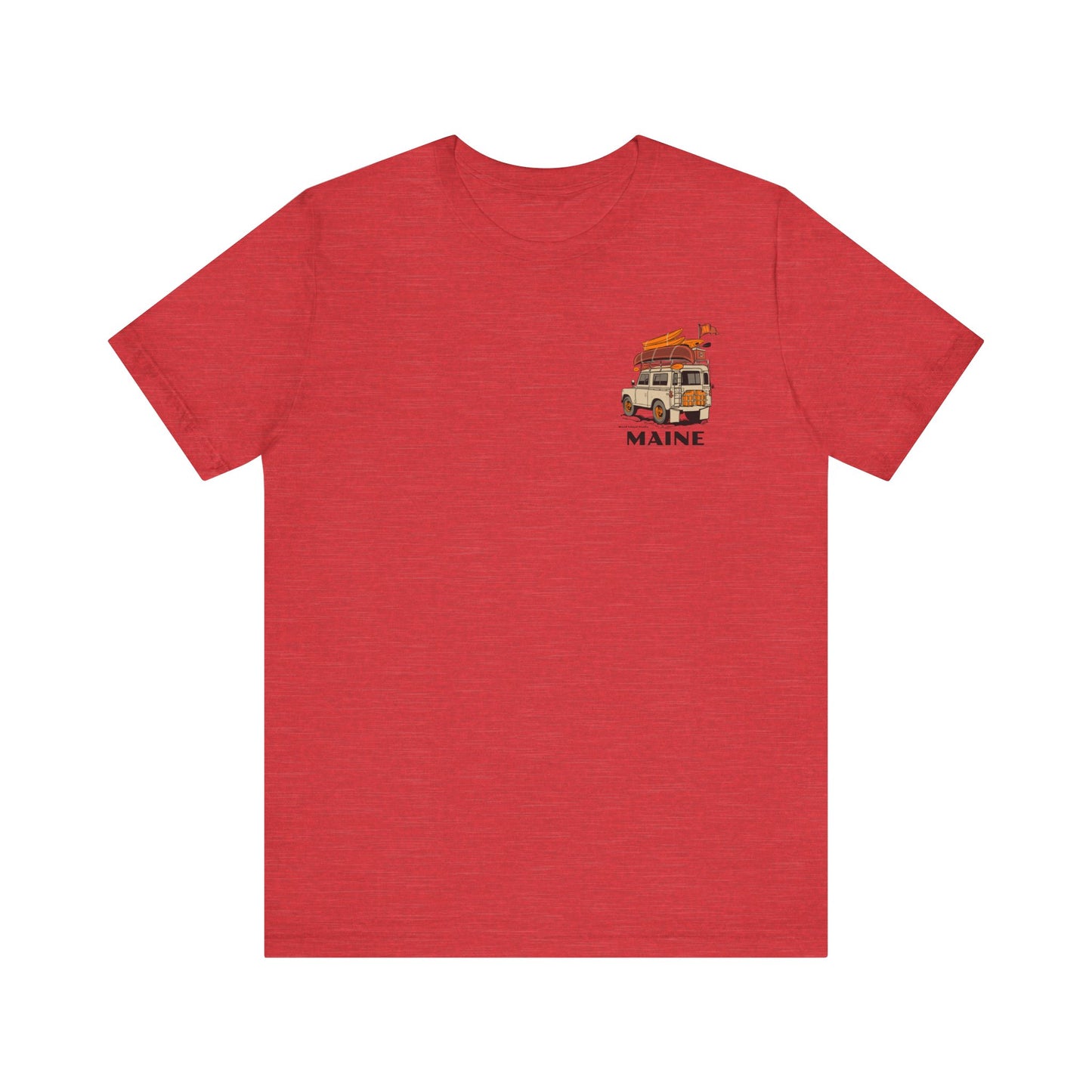 Maine Adventure Unisex Short Sleeve Tee - Perfect for Summer Trips!