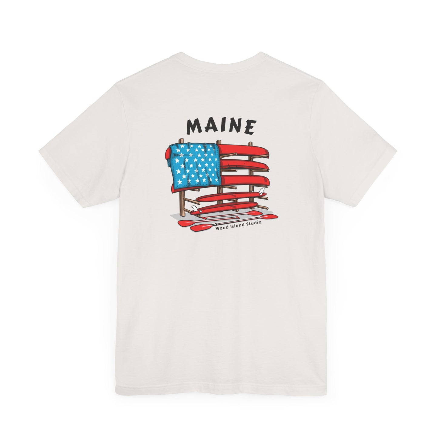 Maine Graphic Unisex Tee - Celebrate Patriotism with Style