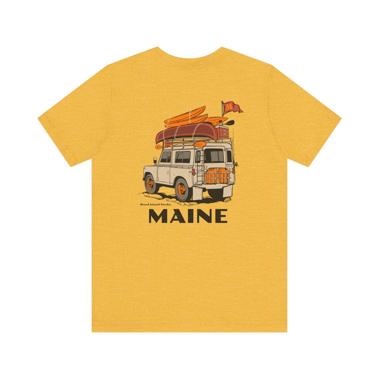 Maine Adventure Unisex Short Sleeve Tee - Perfect for Summer Trips!