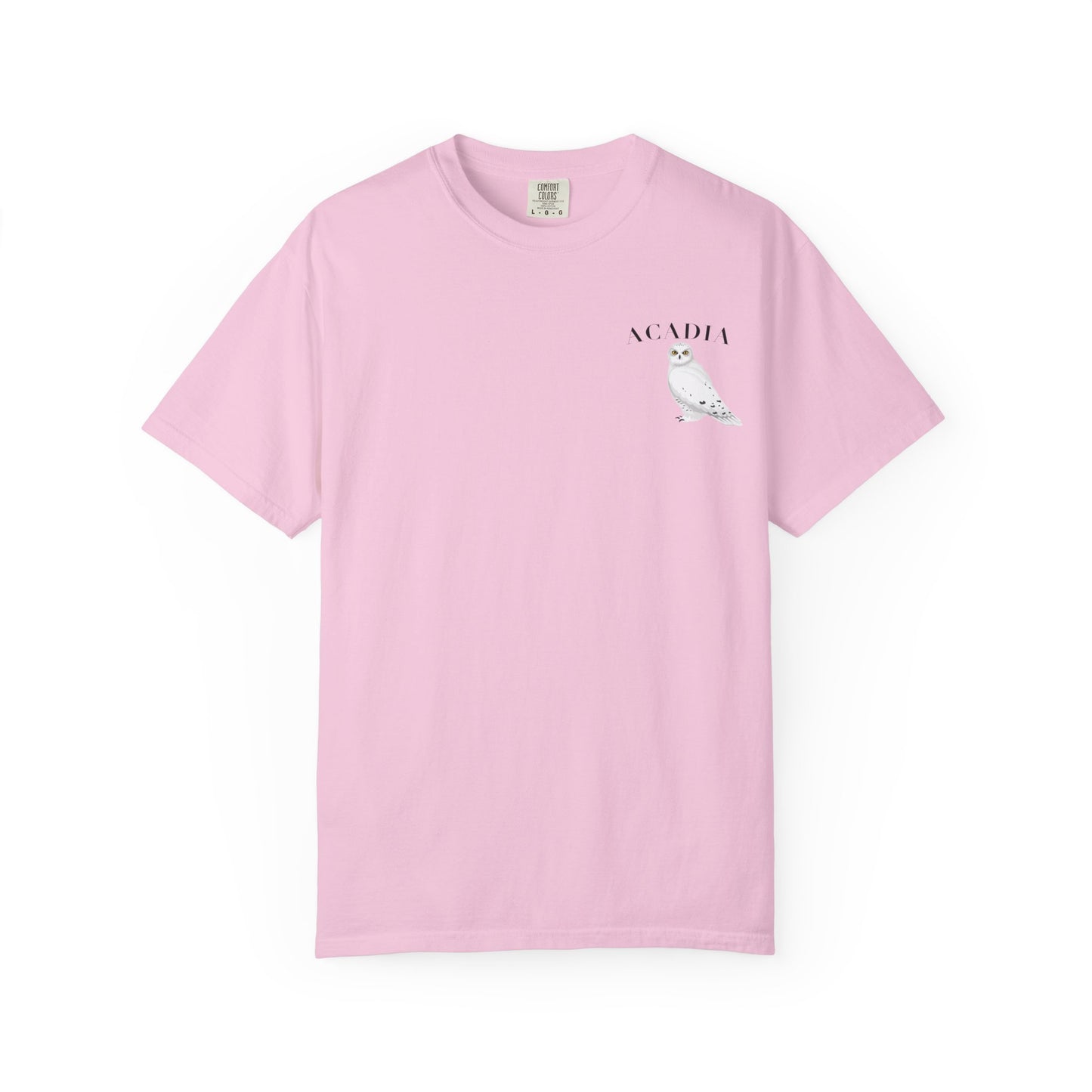 Acadia National Park Snowy Owl Tee – Comfort Colors 1717