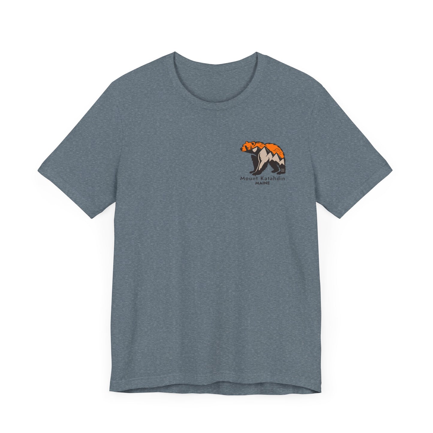 Mount Katahdin Maine Bear Graphic Unisex Tee