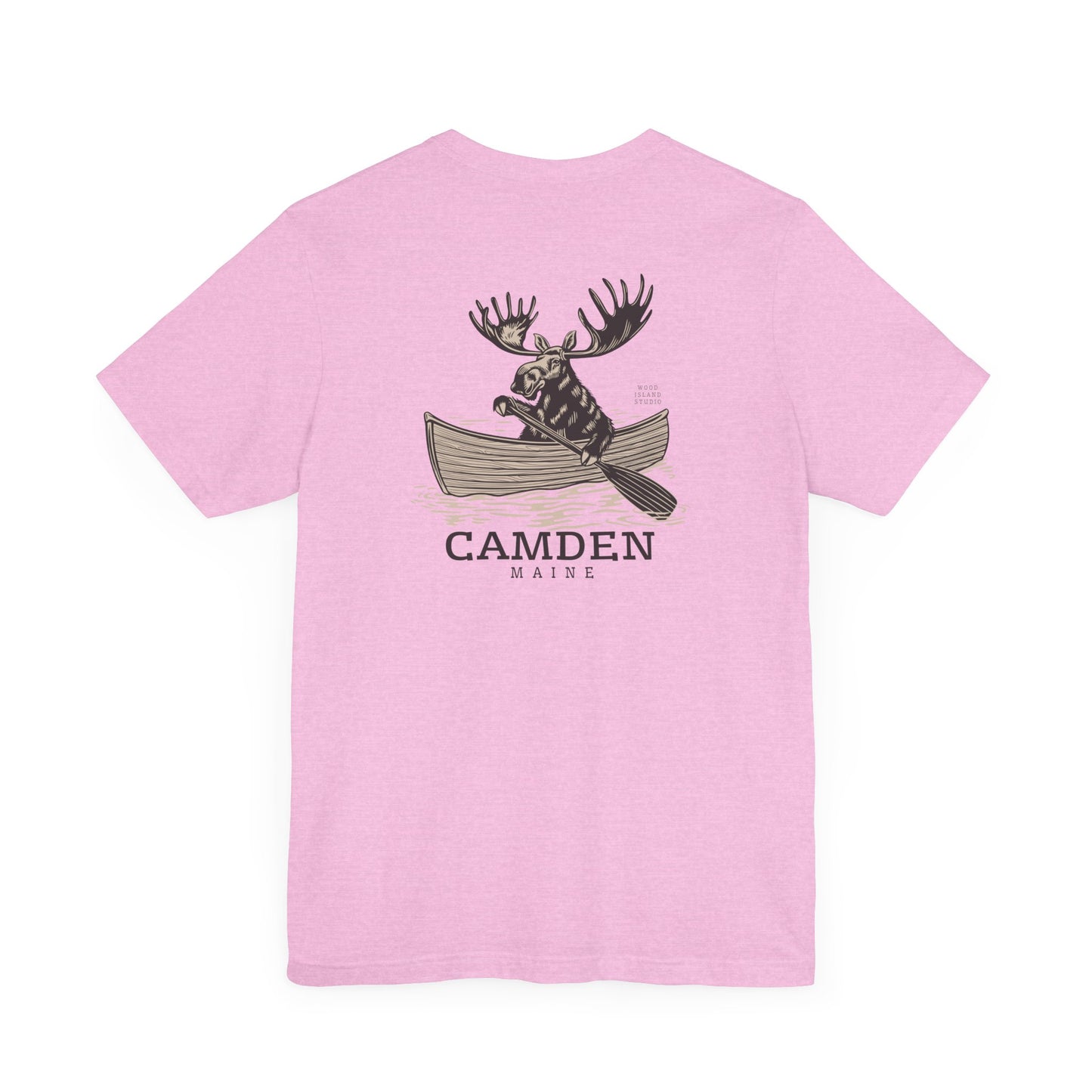 Camden Maine Rowing Moose Graphic Tee