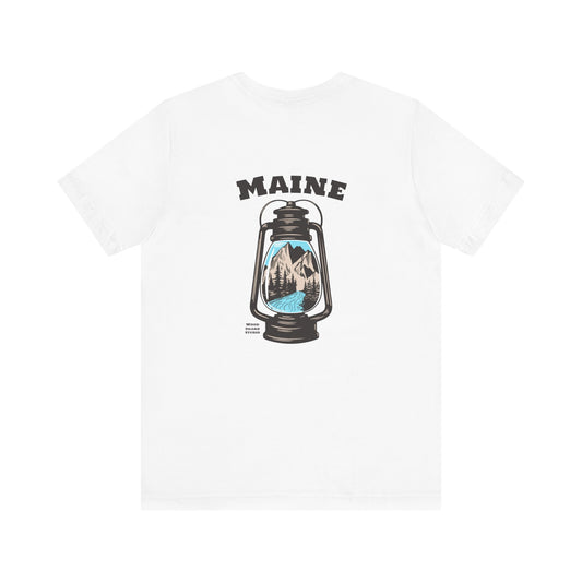 Maine Inspired Lantern Graphic Unisex Tee
