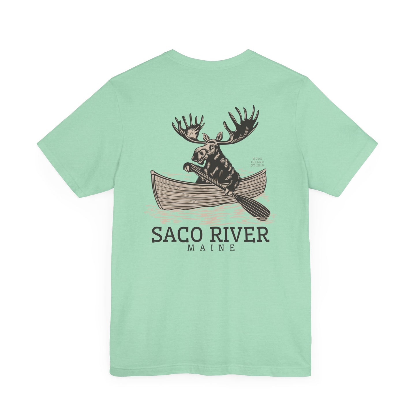 Saco River Rowing Moose Graphic Tee