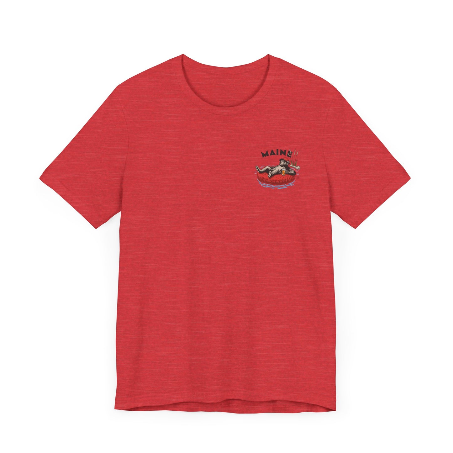 Maine Rafting Bear Graphic Tee
