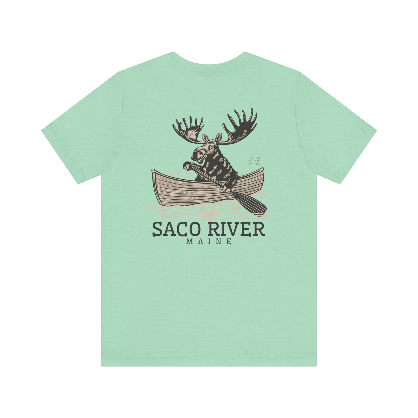 Saco River Rowing Moose Graphic Tee