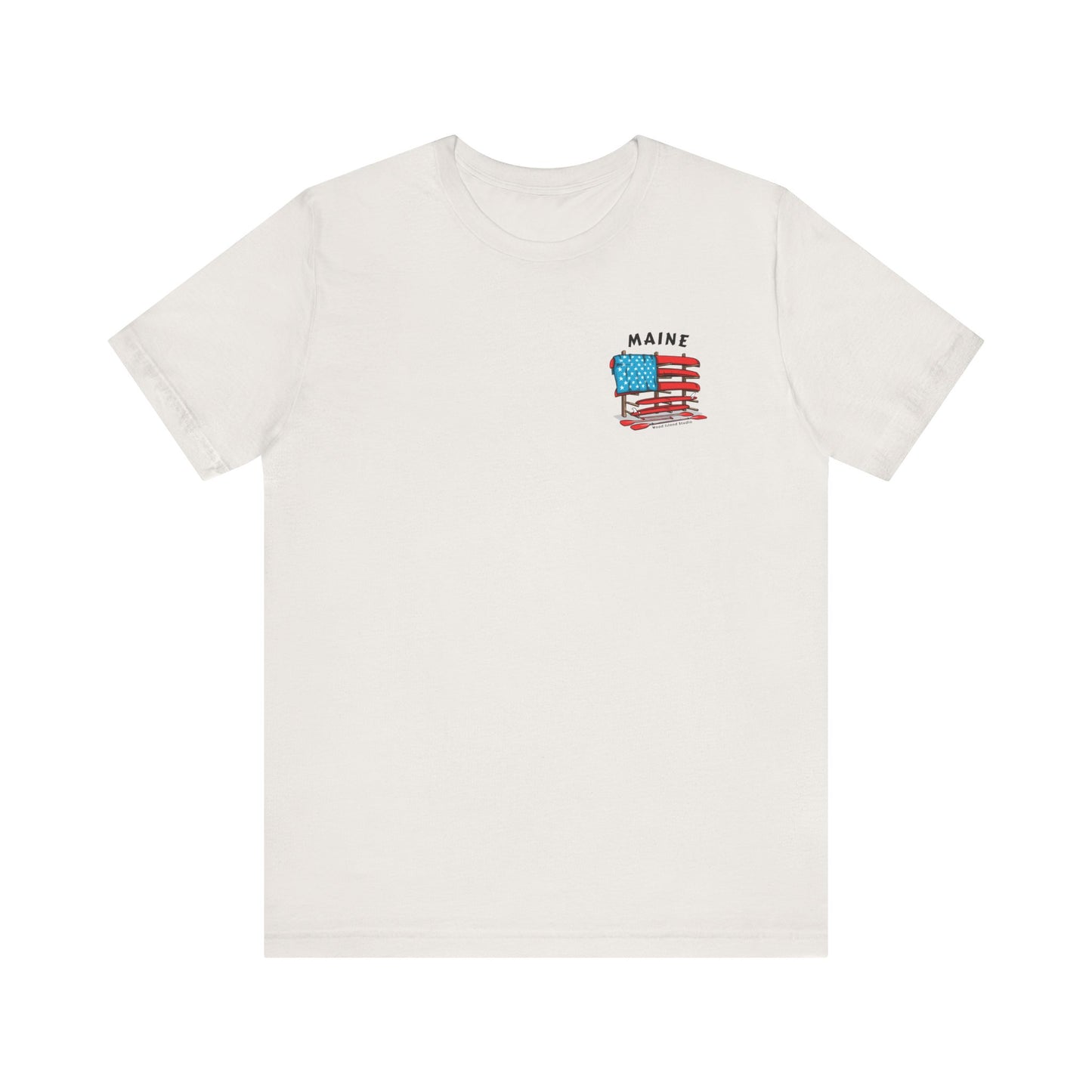 Maine Graphic Unisex Tee - Celebrate Patriotism with Style