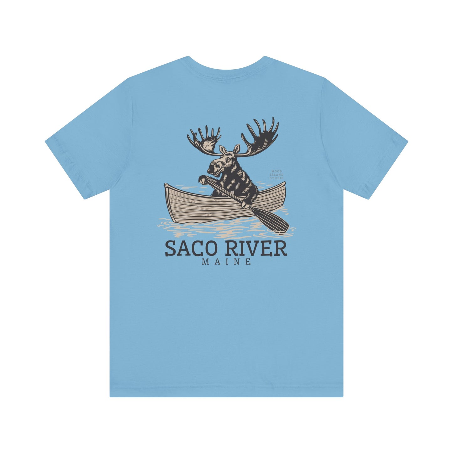 Saco River Rowing Moose Graphic Tee
